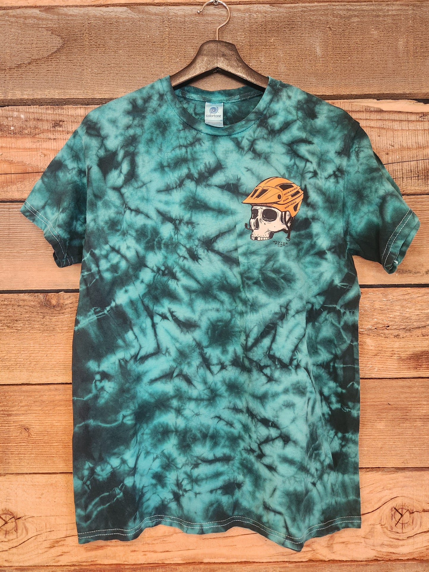 Men's Tie Dye Skull T-Shirt